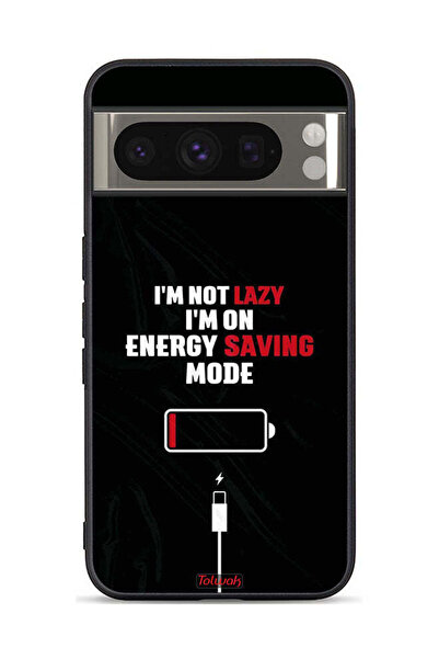 Tolwak غطاء حماية لجهاز Google Pixel 8 Pro "أنا لست كسولاً، أنا في وضع توفير ...