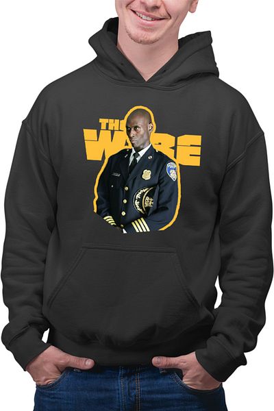 OEM Hanorac Barbati The Wire Lt. Cedric Daniels Lance Reddick Army Drama