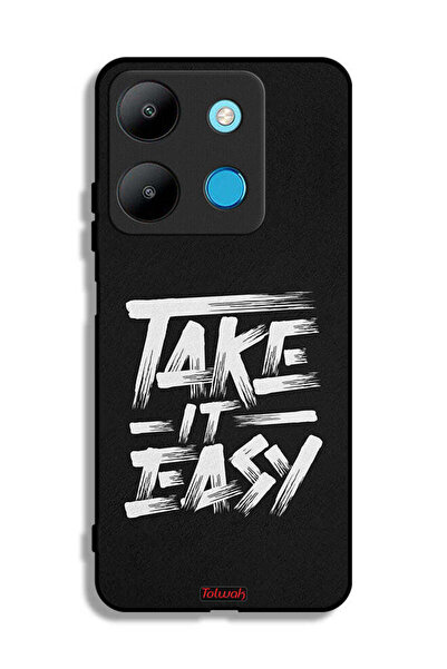 Tolwak غطاء حماية لهاتف Infinix Smart 7 - Take It Easy