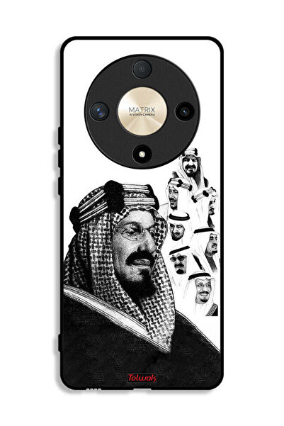 Tolwak Honor X9b Protective Case Cover Kings Of Saudi Arabia BW Poster Art