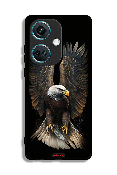 Tolwak غطاء حماية لهاتف OnePlus Nord CE3 بتصميم أجنحة النسر المنتشر