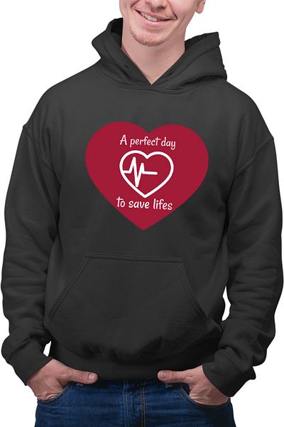 OEM Hanorac Barbati Grey Anatomy Quote Heart Doctor Life Lessons