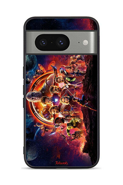 Tolwak غطاء حماية لجهاز جوجل بيكسل 8 بتصميم أفينجرز