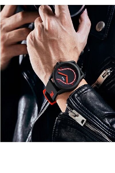 Fila Adult Unisex Analog Watch, Black 38-864-106, 43 mm