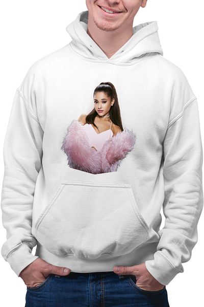 OEM Hanorac Barbati Ariana Grande Pink Beauty Queen Award Music