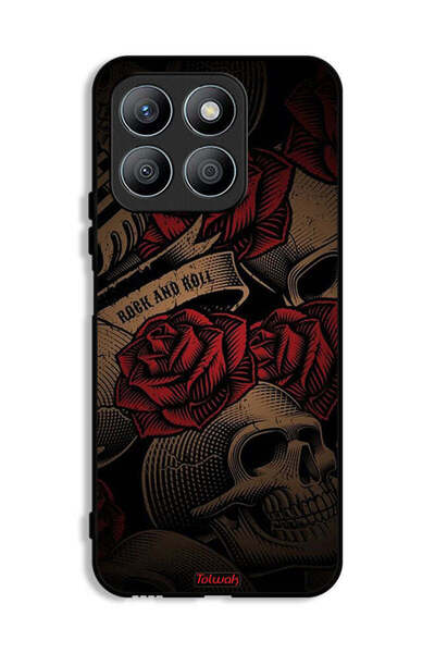 Tolwak غطاء حماية لهاتف Honor X8b من روك آند رول