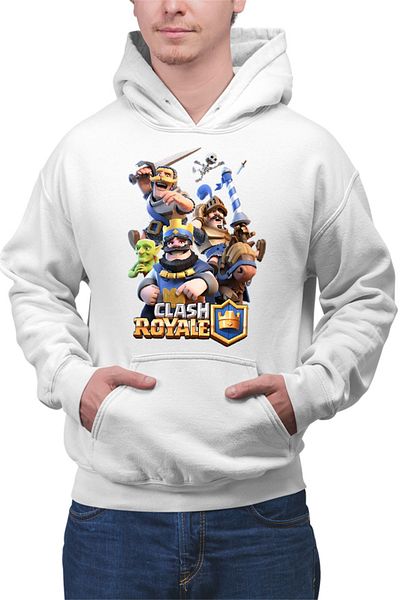OEM Men's Hoodie Clash Royale All Classes Multiplayer Medieval