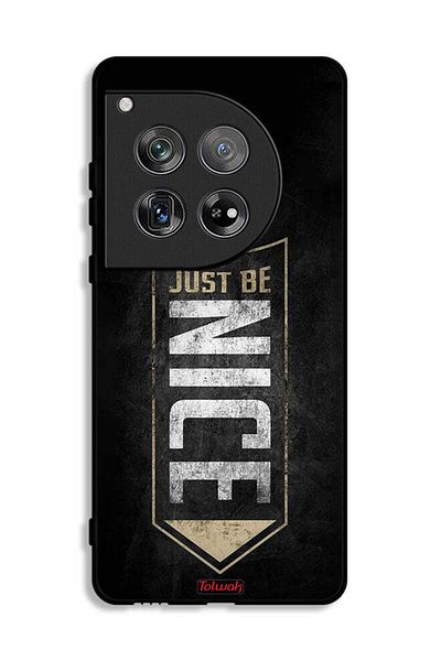 Tolwak OnePlus 12 Protective Case Cover Just Be Nice