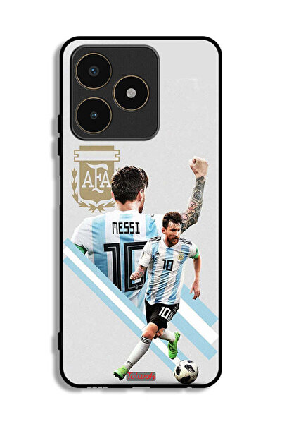 Tolwak غطاء حماية لهاتف Realme C53 برسومات ليو ميسي