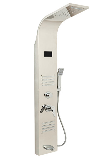 Trendy's Panou dus hidromasaj inox 5 functii Digital Thermo Cromat TRENDY S