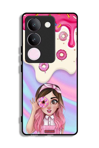 Tolwak vivo V29 Protective Case Cover Holding Donut