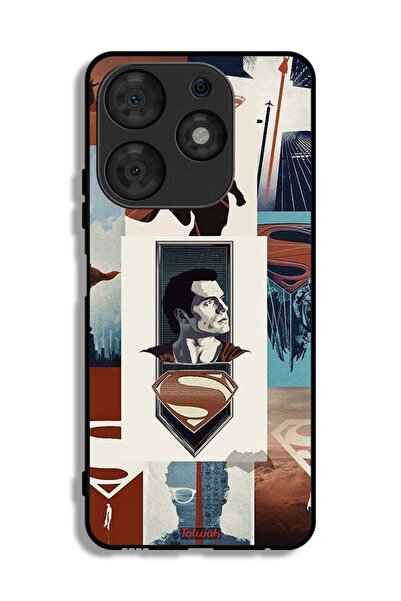 Tolwak Tecno Spark 10 Pro Protective Case Cover Superman Art