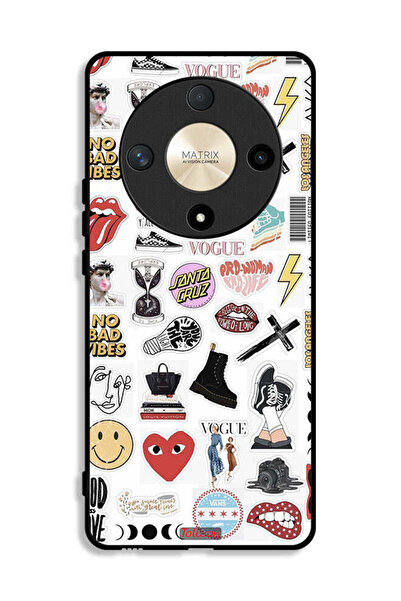 Tolwak Honor X9b Protective Case Cover No Bad Vibes Stickers