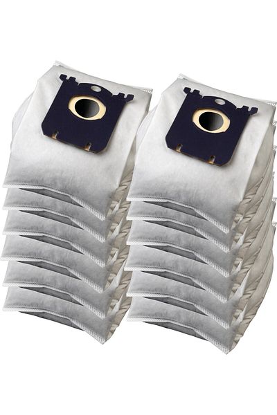KOMA SB02S - Set of 12 bags for AEG, Electrolux S-Bag vacuum cleaner, textile