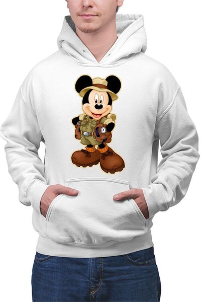 OEM Hanorac Barbati Mickey Mouse Scout Research Map Director Play Game
