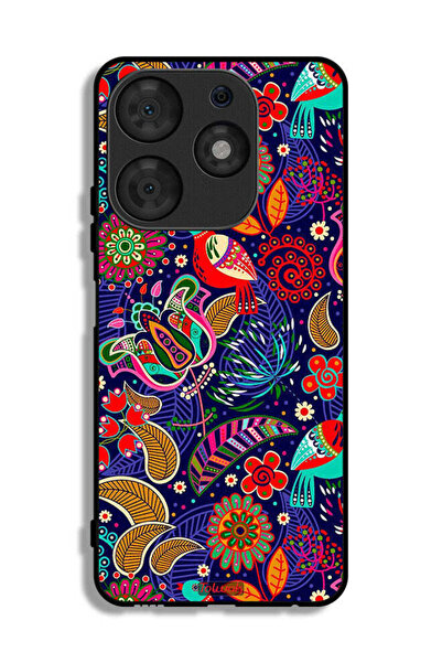 Tolwak Tecno Spark 10 Pro Protective Case Cover Birds And Floral Pattern