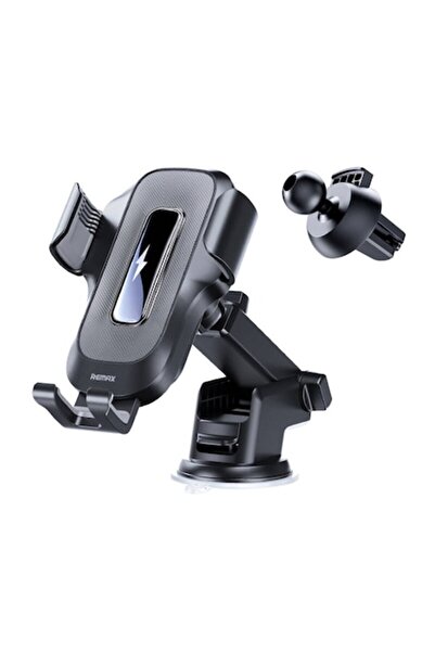 Remax Suport auto pentru telefon, Remax, pentru 4-6,5'', 15W, negru