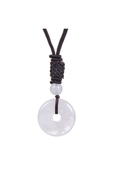OEM PURE ROCK QUARTZ CRYSTAL FENG SHUI PENDANT | HEALING AND SPIRITUAL CONNECTION