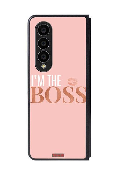 Tolwak Samsung Galaxy Z Fold 4 Protective Case Cover I Am The Boss