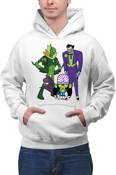 OEM Men's Hoodie Ben10 Joker Marvel Powerpuff Mojo Jojo