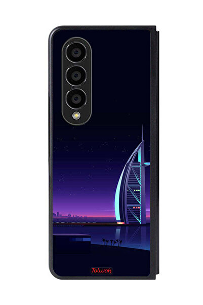 Tolwak غطاء حماية لهاتف سامسونج جالاكسي زد فولد 4 - فن برج العرب الرقمي