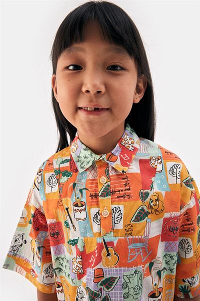 Tyess Girl Patterned Dress