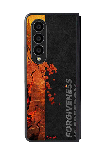 Tolwak غطاء حماية لهاتف سامسونج جالكسي زد فولد 4 - التسامح هو الحرية