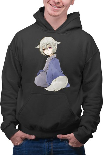 OEM Men's Hoodie Kamisama Kiss Tomoe Chibi Fox Spirit Shinto