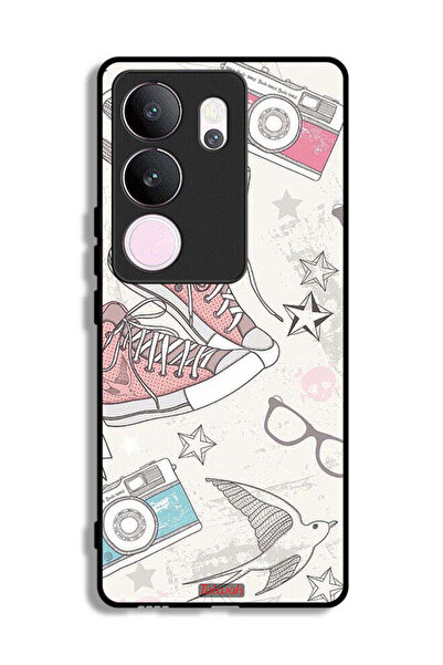 Tolwak غطاء حماية من القماش بتصميم حذاء وكاميرا من فيفو V29 Pro