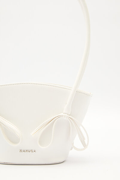 Manuka Sandy Bow Mini Bag Marshmallow