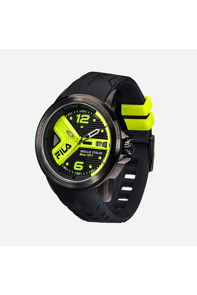 Fila Adult Unisex Analog Watch, Black 38-170-204, 43 mm