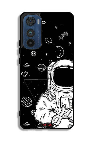 Tolwak غطاء حماية لهاتف موتورولا إيدج 30 بتصميم رائد فضاء