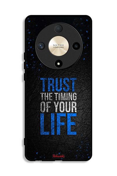 Tolwak Honor X9b Protective Case Cover Trust The Timing Of Your Life