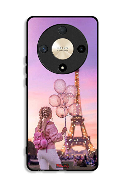 Tolwak Honor X9b Protective Case Cover Girl Holding Balloons