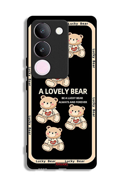 Tolwak غطاء حماية لهاتف فيفو V29 - دب جميل