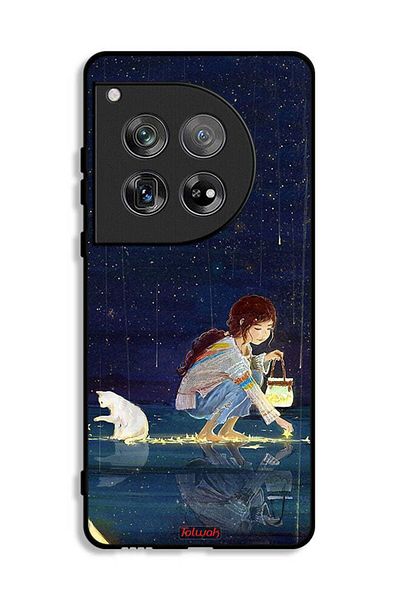 Tolwak OnePlus 12 Protective Case Cover Collecting Stars Art