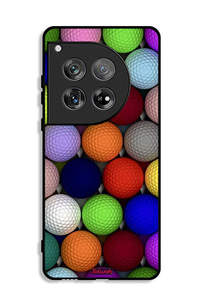 Tolwak غطاء حماية لهاتف OnePlus 12 بتصميم كرات فنية تجريدية