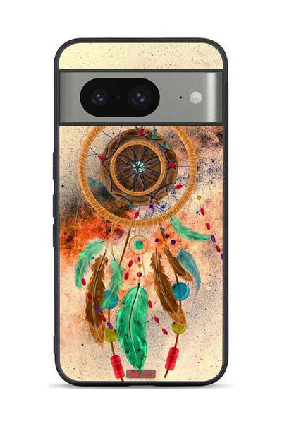 Tolwak غطاء حماية لجهاز Google Pixel 8 بتصميم ماندالا ريش معلق
