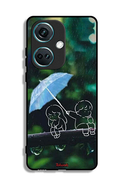 Tolwak غطاء حماية لهاتف OnePlus Nord CE3 - زوجين من الفن التجريدي