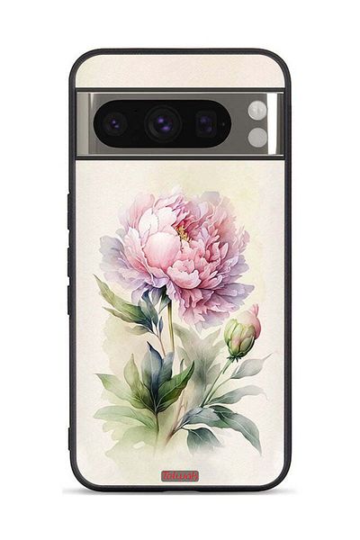 Tolwak غطاء حماية لهاتف Google Pixel 8 Pro بتصميم فني بألوان مائية وردية