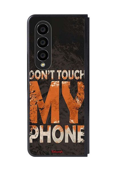 Tolwak Samsung Galaxy Z Fold 4 Protective Case Cover Do Not Touch My Phone