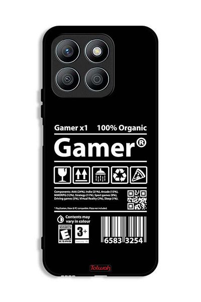 Tolwak Honor X8b Protective Case Cover Gamer Sticker