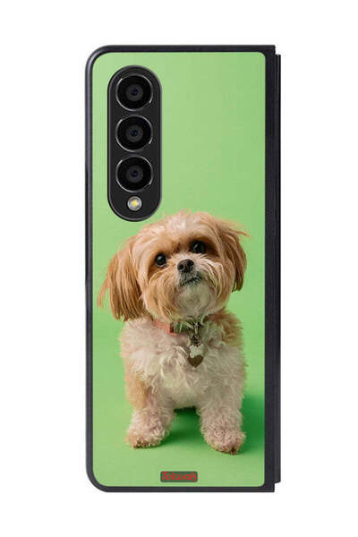 Tolwak غطاء حماية لهاتف سامسونج جالاكسي زد فولد 4 بتصميم جرو لطيف