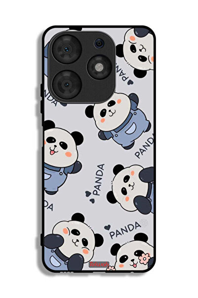 Tolwak Tecno Spark 10 Pro Protective Case Cover Pattern Of Pandas