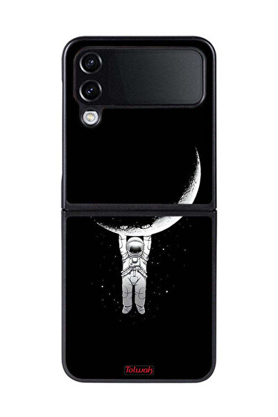 Tolwak غطاء حماية لهاتف Samsung Galaxy Z Flip 4 معلق من القمر