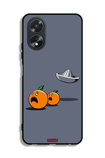 Tolwak غطاء حماية لهاتف Oppo A38 بتصميم فني رقمي بسيط وفكاهي