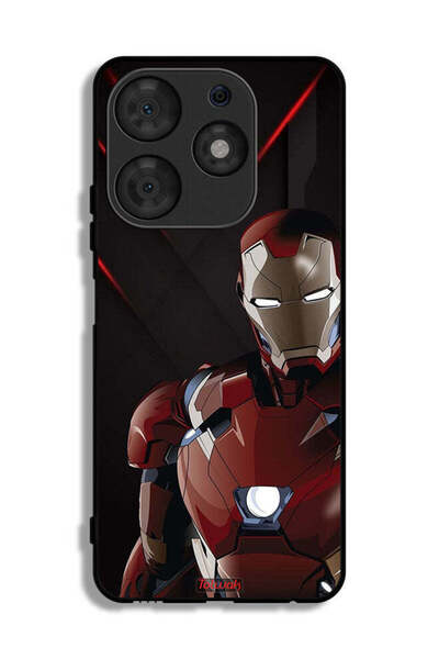 Tolwak غطاء حماية من تكنو سبارك 10 برو بتصميم الرجل الحديدي