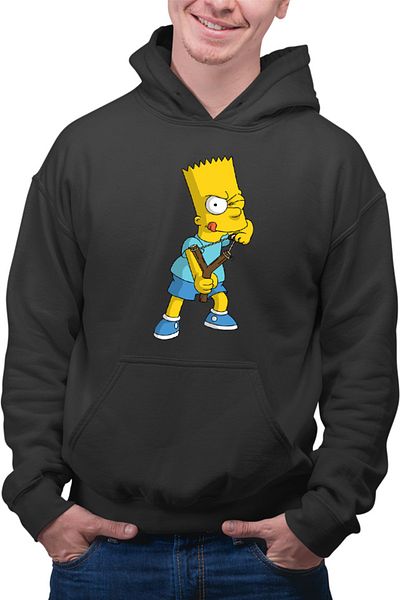 OEM Men's Hoodie The Simpsons Game Matt Groening Sitcom American