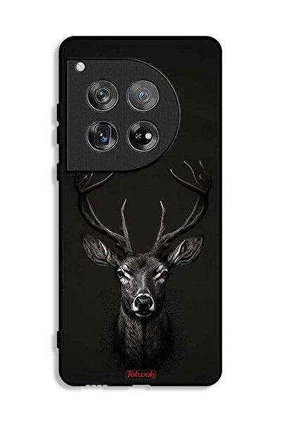 Tolwak غطاء حماية لهاتف OnePlus 12 بتصميم غزال رقمي