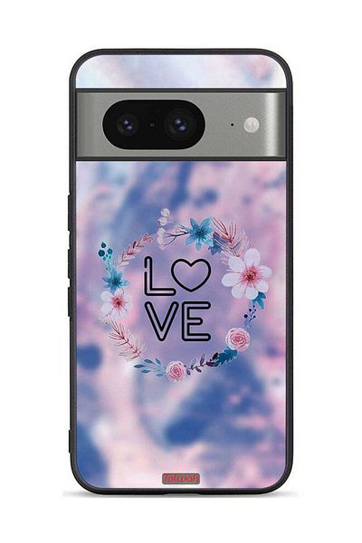 Tolwak Google Pixel 8 Protective Case Cover Love In Flowers Ring Art